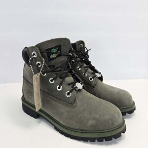 Timberland Women Boots Khaki Suede Waterproof Insulated Youth Size 5